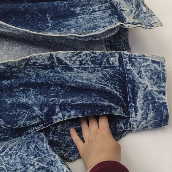 Hanna California Acid Wash Jean Jacket 80s Small - Picture 4 of 15